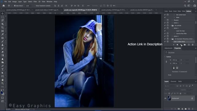 Create Cinematic Photo Using Photoshop CC 2020 | Free Download File ?| Cinematic Photo Effect Part