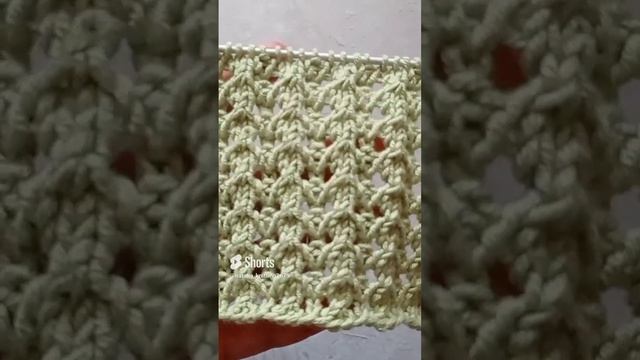 Ажурный узор #вязание #узор