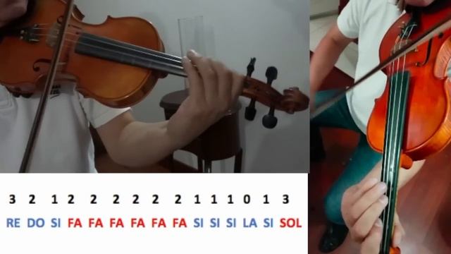Luis Fonsi & Daddy Yankee Despacito -  Tutorial Violín How To Play Slowly