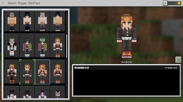 SKIN PACK De KIMETSU NO YAIBA Para Minecraft PE
