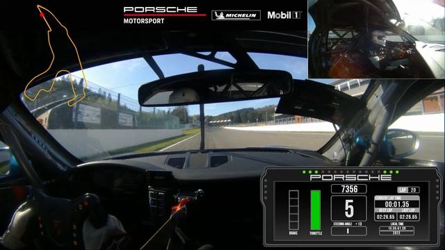 Spa Training Day 2023 Porsche 992 GT3 Cup