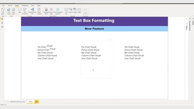 Text Box Formatting In Power BI - New Feature | Text Box Super/subscript And Bulleted Lists |