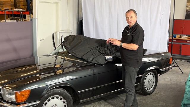 GENIAL !  Mercedes SL R107 – So Geht Das Verdeck Nicht Mehr Kaputt ! W107 - Cabrio-Cover CCO-M0003
