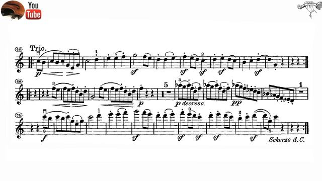 Beethoven, Violín Sonata No. 7 , 3rd Movement | Piano Accompaniment