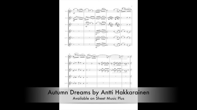 Autumn Dreams By Antti Hakkarainen - Flute Choir