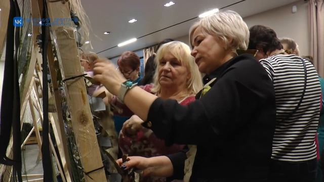 Прошёл мастер-класс по изготовлению маскировочных сетей