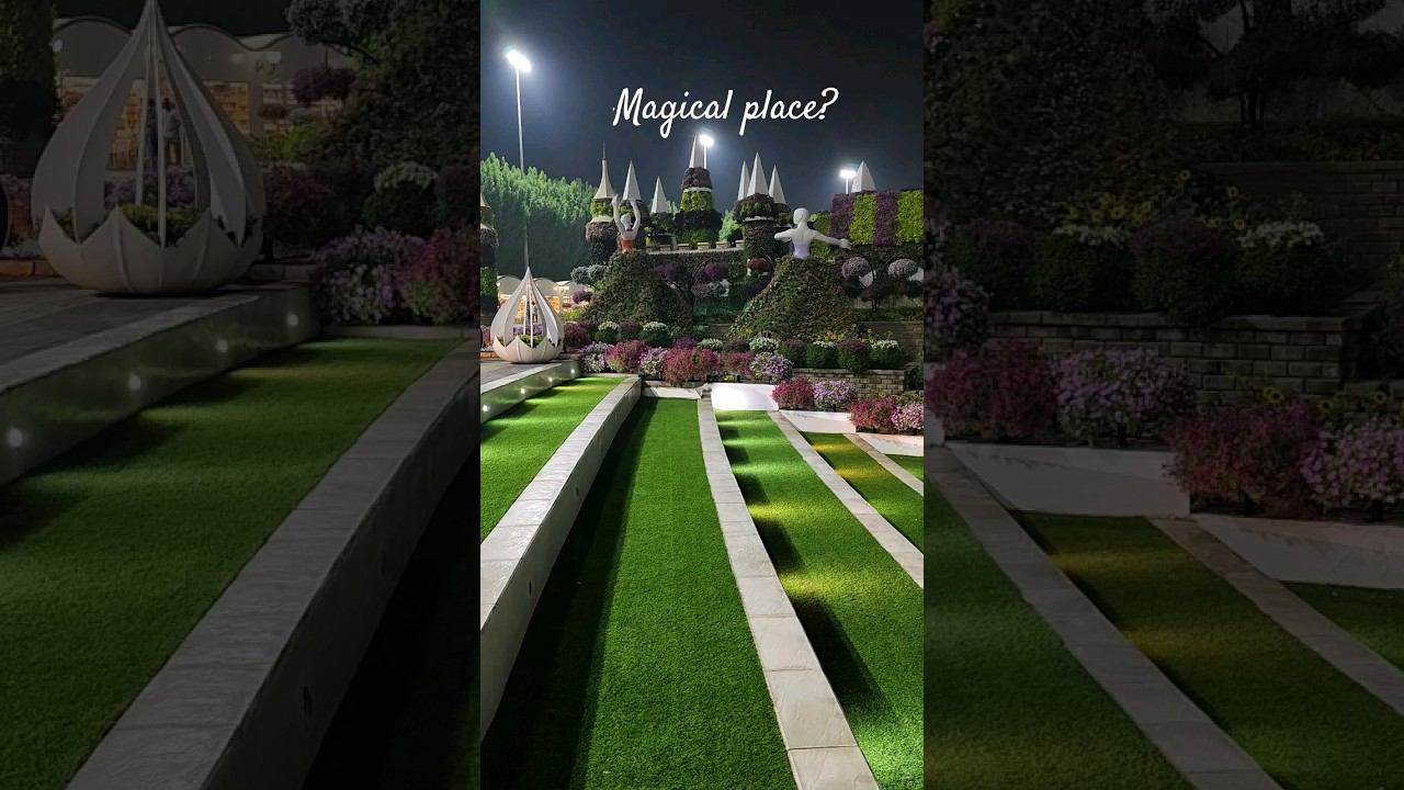 This Is An Amazing Garden! In The Evening With The Illumination It Looks Incredible Fabulous!✨
