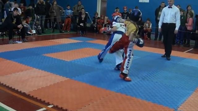 Мирошниченко Никита 2.1 ЛАЙТ 14.02.16 Чемпионат и Первенство г.Севастополь по кикбоксингу WAKO