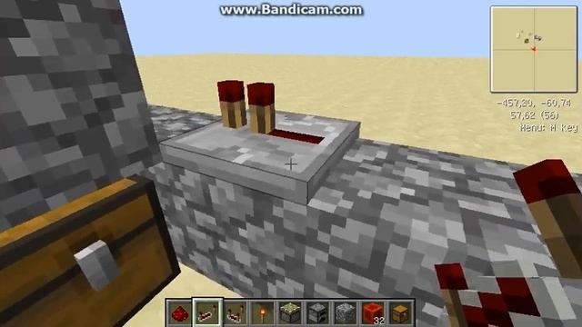 майнкрафт редстоун механизмы №2  датчик обновления блока и тайная лесница