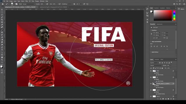FIFA Arsenal Edition - Speed Art - Saka