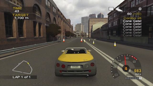 Project Gotham Racing 2 Arcade Mode Platinum  |  Let's Play  |  Cone Challenge #1