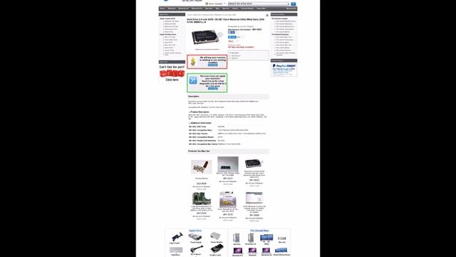 661 5021   Hard Drive 2 5 Inch SATA 120 GB 13inch Macbook 2GHz White Early 2009 A1181 MB881LL A