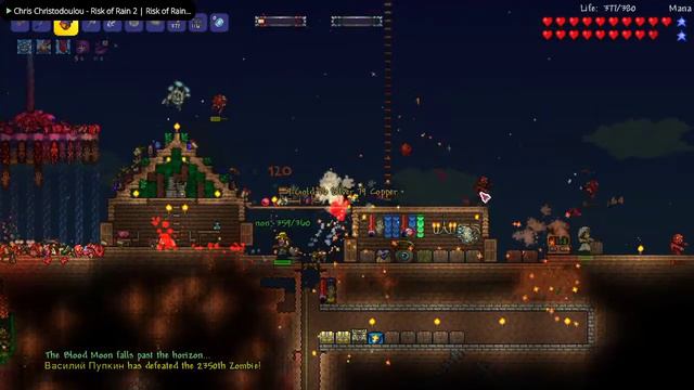 Terraria Calamity Mod, Revengeance & Death Mode, День 6. Бездна, исследование джунглей