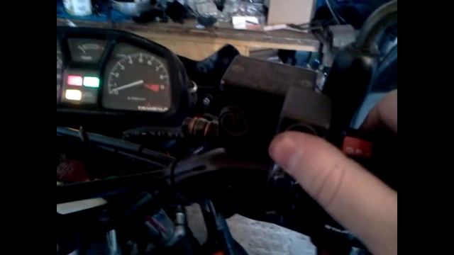 самодельная аварийка на Transalp 600'94