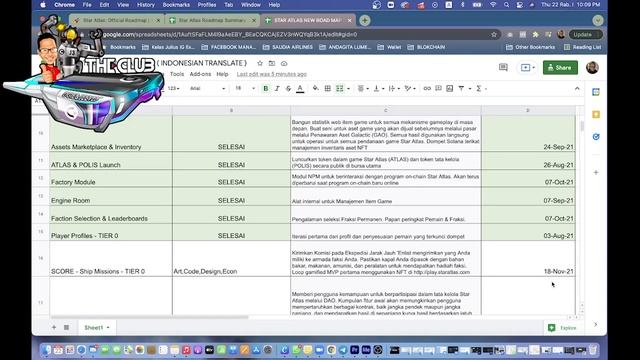 Star Atlas New Road Map Translate Into Bahasa Indonesia By Ogie & Jeeves