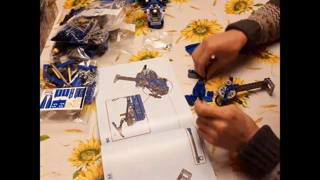 LEGO Ninjago Самолёт-молния Джея (70614) Таймлапс сборка