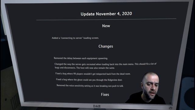 Phasmophobia Update November 4 2020 Goodbye Melon Mods