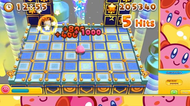 Kirby's Blowout Blast - 100% Walkthrough Secret Path (PLATINUM Trophy)
