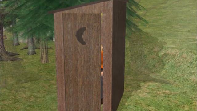 Sims2 Outhouse By Petunia Mae Witherbottom