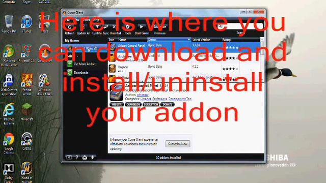 WoW Addon Install Tutorial (Curse Client) (Also Installs Ui Themes)