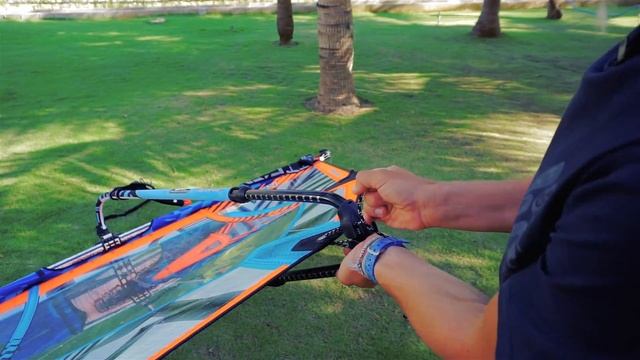 Как настраивать парус для виндсерфинга.