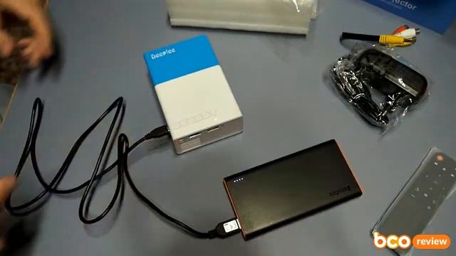 Unboxing & Review Mini Proyector Deeplee DP300BLUE
