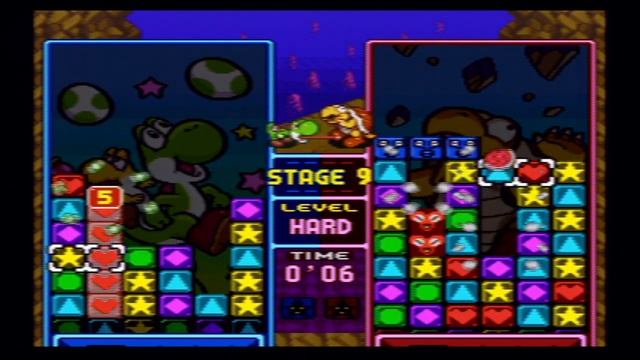 Tetris Attack (SNES) Game-Play | BenS71287