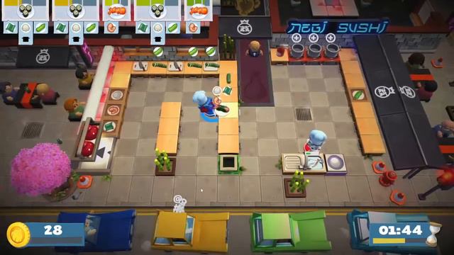 Overcooked 2 прохождение (Вместе с братом)