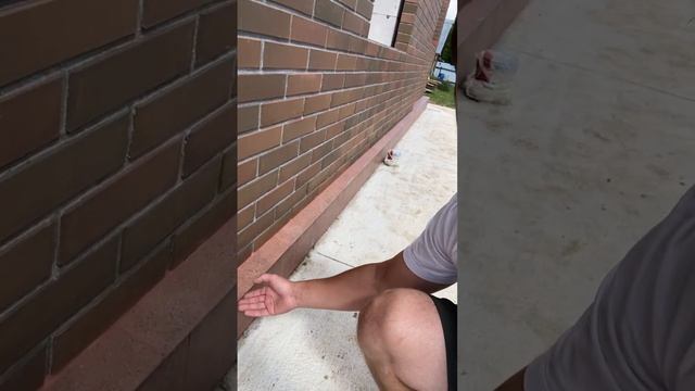 ?♂️ Цоколь бани из керамогранита. #газобетон #строительстводома #фундамент