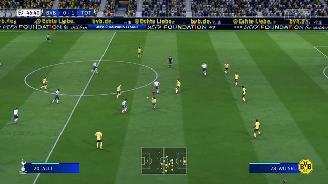 FIFA 19 - Borussia Dortmund Vs. Tottenham Hotspur @ Signal Iduna Park