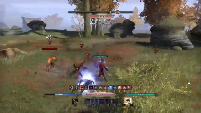 Morrowind - Outnumbered Magicka Sorcerer PvP - ESO