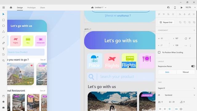 Mobil Uygulama Arayüz Tasarlama Eğitimi #5 SON - Adobe XD Dersleri (Android IOS)