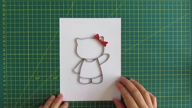 Quilled Hello Kitty Decor/Gift | How To Make A Cute Quilling Hello Kitty | Step By Step Tutorial