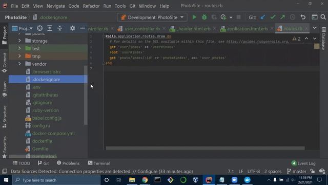 PhotoSite Project Using Ruby On Rails And Amazon AWS, Docker