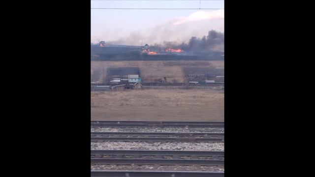 Russia. Siberia. The Fires In Siberia, April, 2017/Пожары в Сибири, апрель 2017
