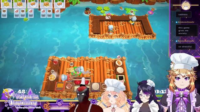Hell's Kitchen: Vtuber Edition『Overcooked! 2 Ft. @chimernyan , @luudeiafaerwald @dragonferno_ch  』