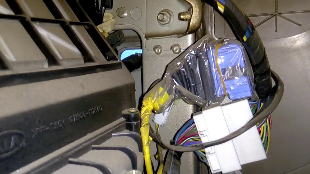 снятие торпеды панели киа рио1 рестайлинг часть 1