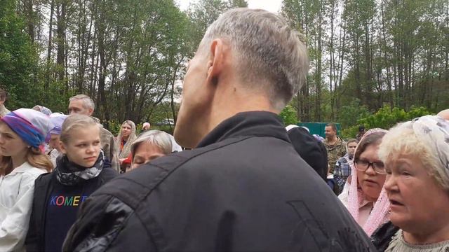 Водосвятный молебен на Спасовом ключике