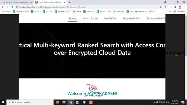 Practical Multi-keyword Ranked Search With Access Control Over Encrypted Cloud Data | Java Project