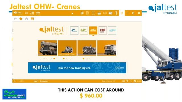 Cranes Diagnostics With Jaltest OHW
