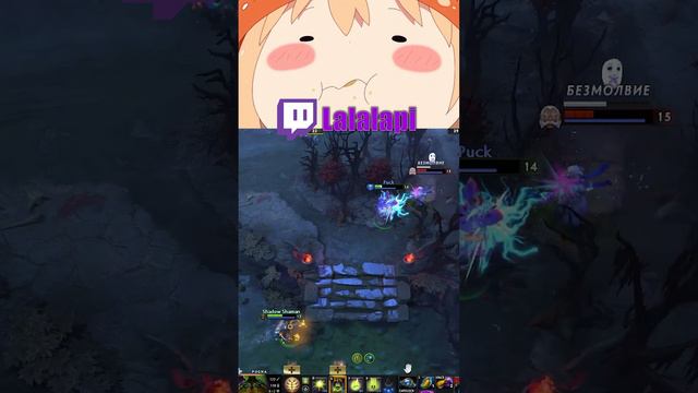 ДЕВУШКА НА ПЯТЕРКЕ В DOTA2#dota #dota2 #дота #дота2 #twitch #valorant #shorts