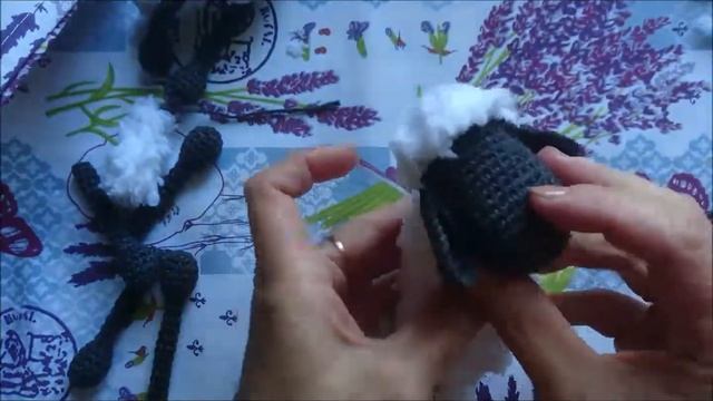 Барашек Шон крючком , Часть 5, сборка деталей