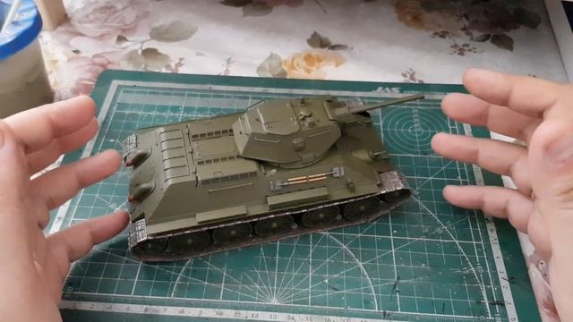 Т-34/76 (Zvezda) 35 Scale...шаг 2