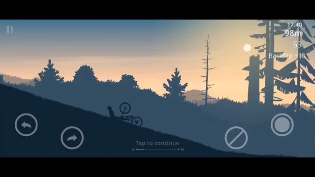 пытаюсь проехать на заднем колесе 100 метров 1 часть