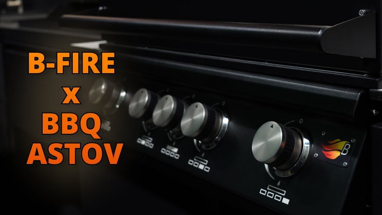 Российский газовый гриль B-FIRE и уличная кухня-барбекю BBQ ASTOV