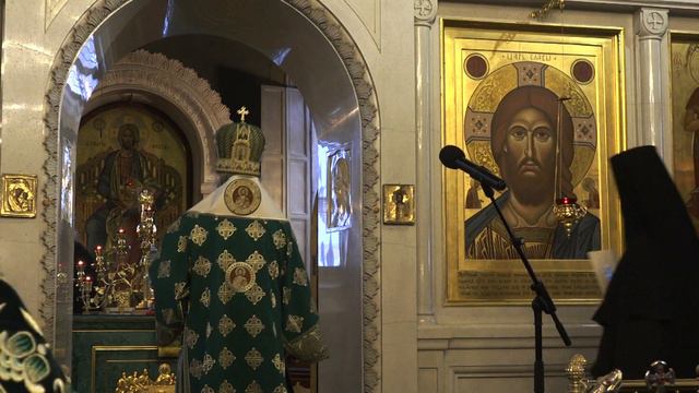 Поздравление митрополитом Каширским Феогностом игумении Ксении с днём тезоименитства. 060224.