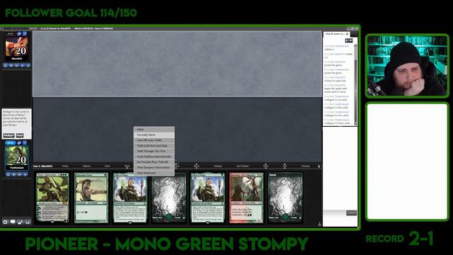 All The Hydras [Pioneer Mono Green Stompy] - Magic The Gathering Online