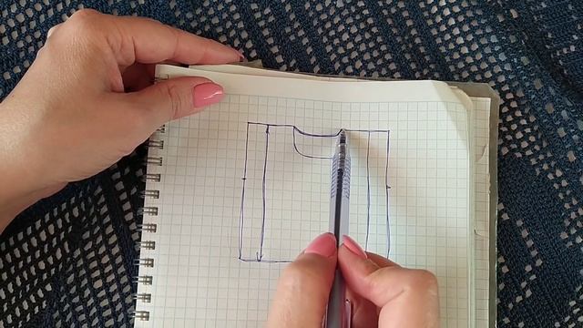 Туника с углами филейным способом. Май 2020г.