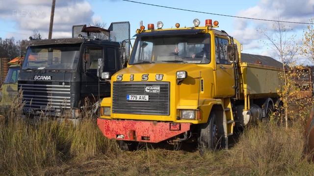 Starting Sisu Truck Cummins Diesel After 4 Years  Test Drive