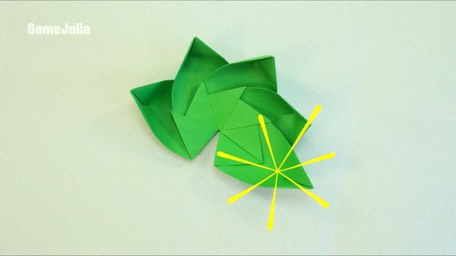 Удивительная Ваза - Цветок из бумаги  Простые оригами  Оригами лотос